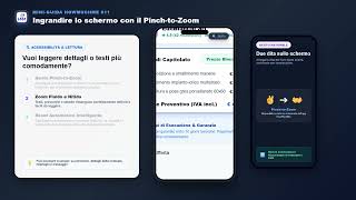 Mini-Guida 11: Ingrandire lo schermo con il Pinch-to-Zoom