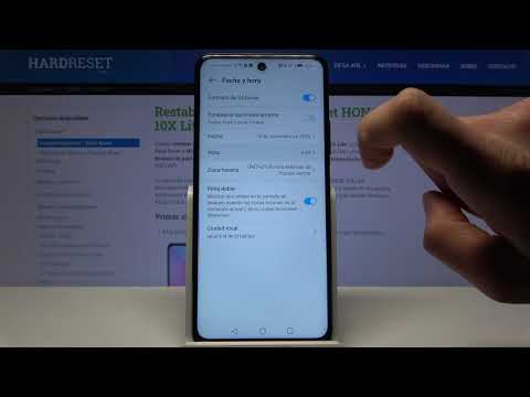 Cómo cambiar fecha y hora en HONOR 10X Lite - configurar fecha y hora