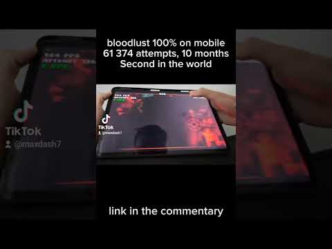 Bloodlust 100% [2nd mobile victor in the world] 61k attemps, 10 months #geometrydash #gdmobile #gd