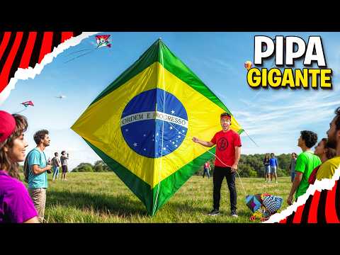 BUILD THE BIGGEST KITE IN BRAZIL!
