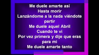 Me duele amarte - Reik Letra.wmv