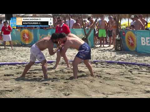 Round 3 Men's BW - 80 kg: O. KAMALIAGHDAM (AZE) v. C. KOUTSOURIDIS (GRE)