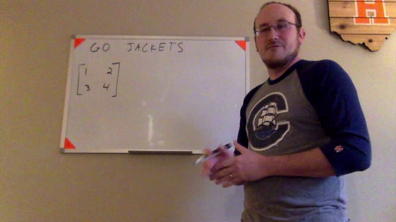 Encoding a Message with Matrices