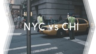 NEW YORK vs. CHICAGO  |  Flying through the cities