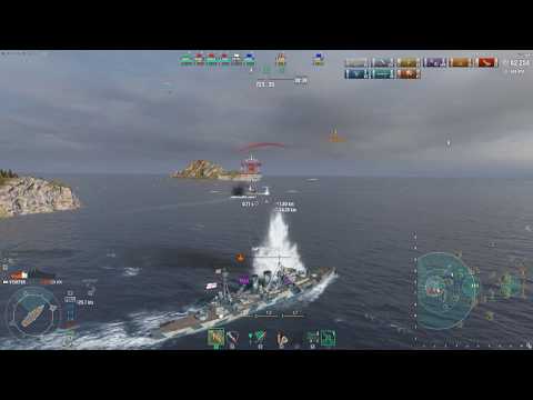 WOWs Replay CA T5 HMS Exeter