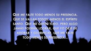 Que Me Falte Todo Music Video