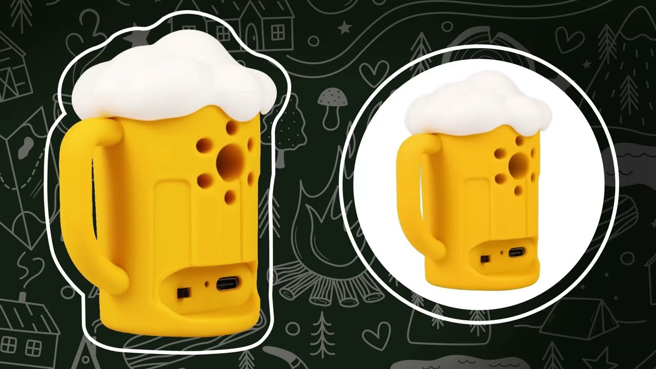 Bezdrátový reproduktor - Pivo - dobrodružství pod stanem