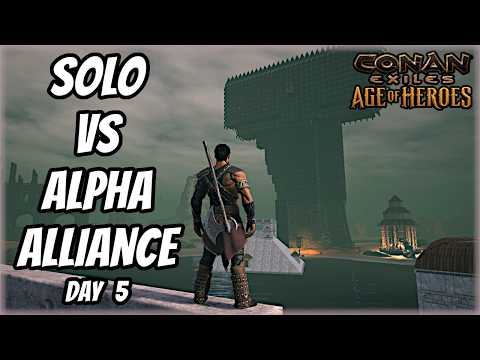 When Two ALPHA CLANS Join Forces to Take Down a SOLO - Conan Exiles