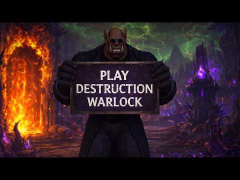 THE MOST FUN WARLOCK SPEC - Destruction warlock pvp midnight