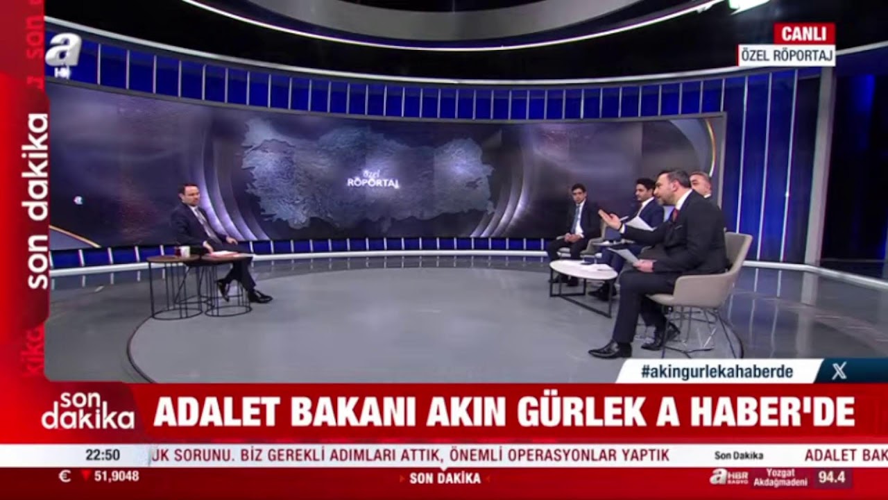 Adalet Bakanı Akın Gürlek gündeme ilişkin soruları yanıtladı