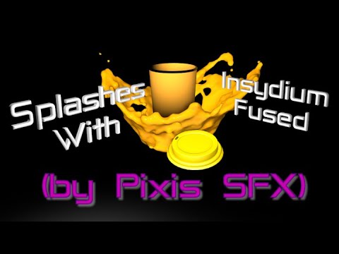 3D Splashes with (Cinema 4D 2023) and Insydium (Fused). (by Pixis SFX)