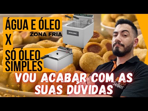QUAL A MELHOR? FRITADEIRA ÁGUA E ÓLEO OU SÓ ÓLEO?
