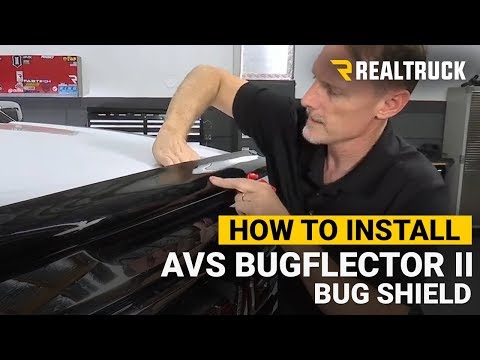 How to Install AVS Bugflector II Bug Shield on a 2019 GMC Sierra