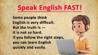 How to Learn English Fast | Daily Practice Method for Beginners (Speak, Listen, Read, Write)