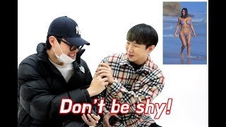 Which body figures do Korean men like the most?