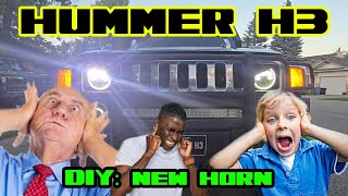 Hummer H3 - new horn install