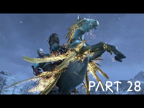 GOD OF WAR RAGNAROK PS5 Walkthrough Gameplay Part 28 - KRATOS IS RIDING UNDERWATER?!?