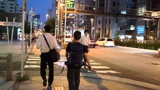 Nishi-Shinjuku - Walking Down the Street 西新宿大通散歩 (130822)