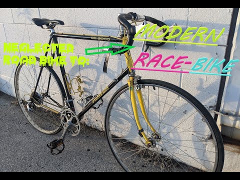 Rusted Road Bike to Modern Race Bike Restoration (with Powdercoat) - Retro-Mod Rebuild