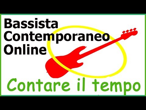 Lezioni di basso: come contare il tempo basso e batteria - Lezione 14g Bassista Contemporaneo Online