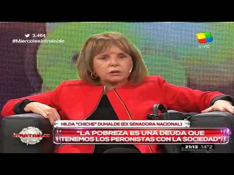 Chiche Duhalde: "La pobreza es una deuda del peronismo con la sociedad"