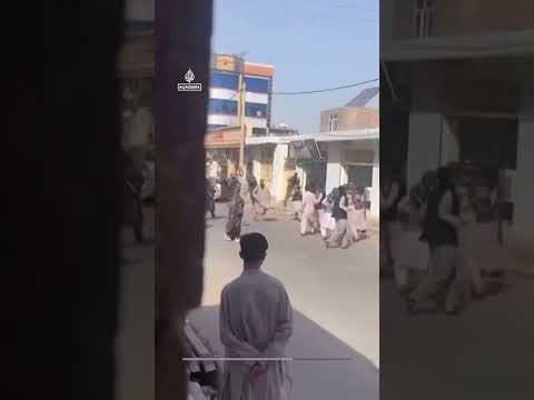 Afghan authorities open fire on protesters over women's dress code