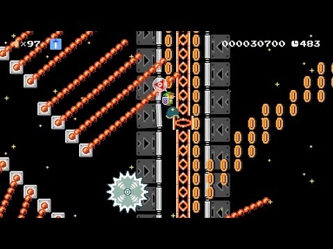 Super Mario Maker 2 - Don't Move! Auto-Link! by Hellbiter - No Commentary