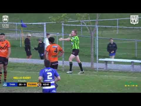2018 IDRL 1st Grade Round 7 Highlights - Thirroul Butchers Vs Helensburgh Tigers
