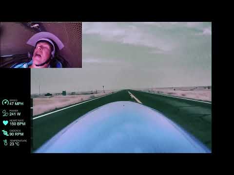 WHPSC 2025 (Battle Mountain) - Monday eve 73.85mph run. (Windy)