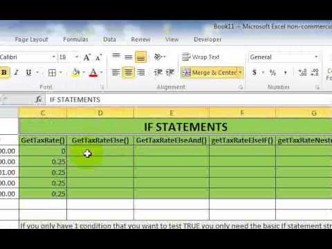 Lesson 21.1 IF Statements