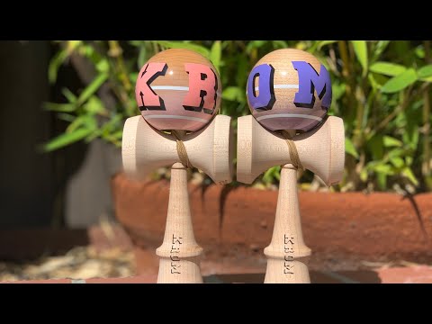 KROM Kendama *21 Kollege Unboxing + Review (Peach and Purp)