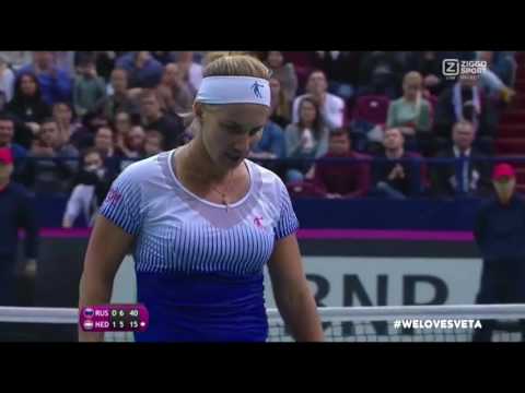 2016 - Fed Cup Russia vs Netherlands - Svetlana Kunzetsova vs. Richel Hogenkamp