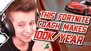 This fortnite coach makes 100k/year doing it