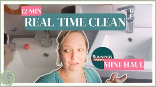 Real Time Bathroom Clean With Me + Mini Bunnings Haul Aussie Products