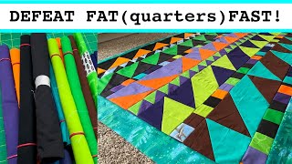 🏃‍♀️ FAT QUARTERS 8-HOUR QUILT TOP 🏃‍♀️ | 32 HST method | 8 HST method |