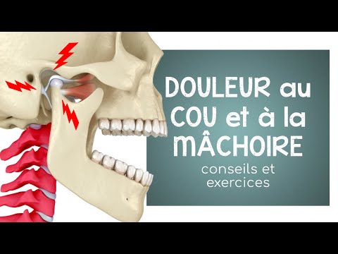 Douleur à la MÂCHOIRE et au COU : exercices et automassages (ATM)