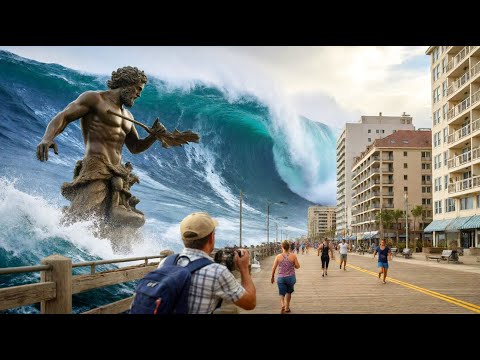 🌊 MEGA TSUNAMI  2026 | VIRGINIA SUBMERGED BY A 3000 METER WAVE (ai cinematic )