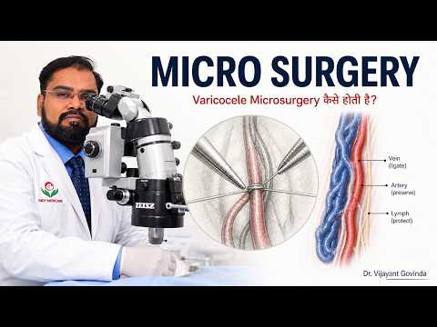 Varicocele Microsurgery Step by Step | वैरीकोसेल की सर्जरी कैसे होती है