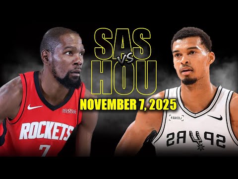 Houston Rockets vs San Antonio Spurs Full Game Highlights - November 7, 2025 | NBA Season