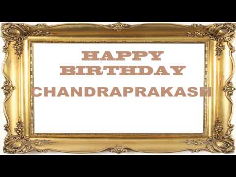 Chandraprakash   Birthday Postcards & Postales - Happy Birthday