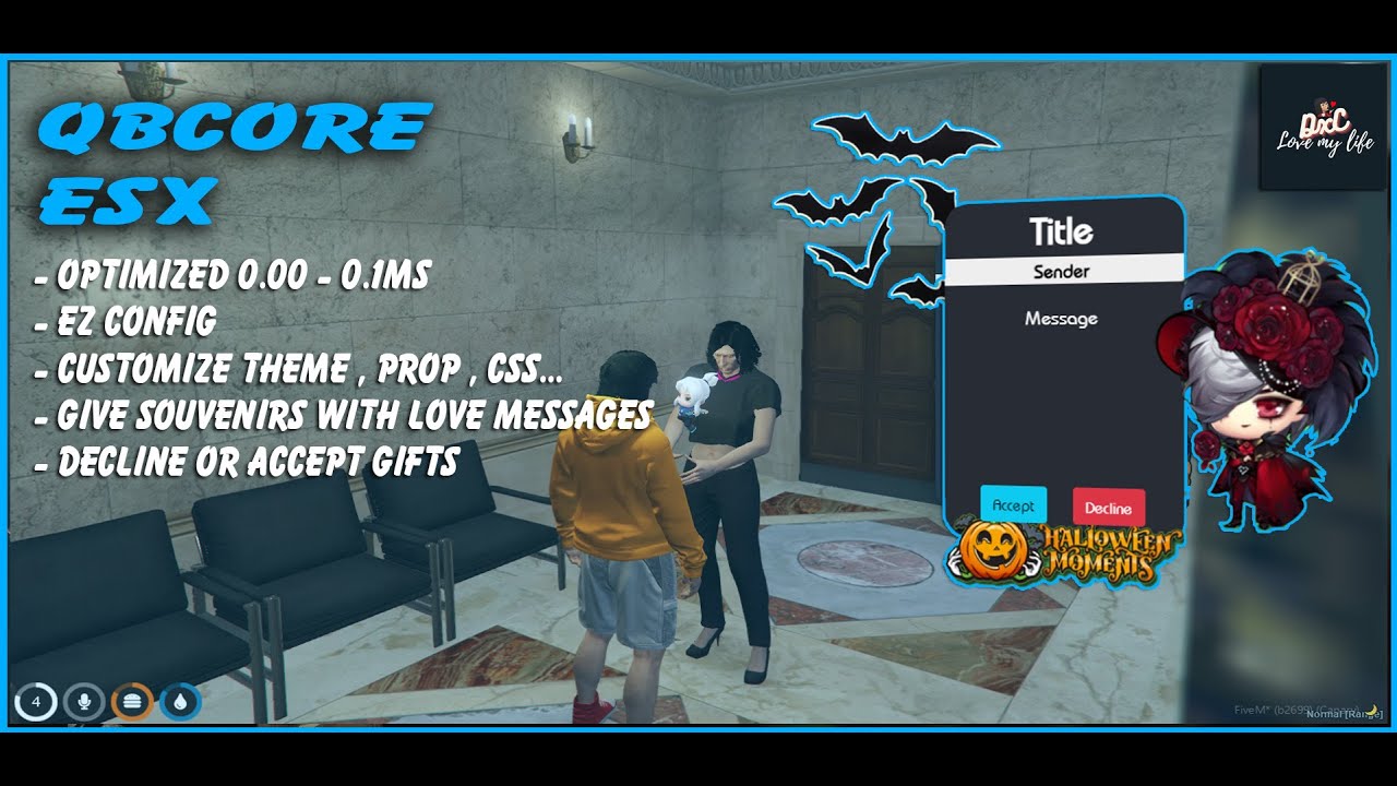 [QBCore \ ESX] Halloween Give Teddy donch-giveteddy thumbnail 3