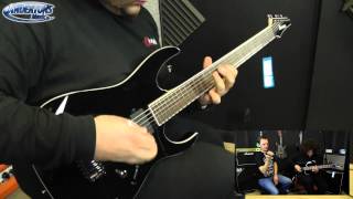 Ibanez Iron Label RGIB6 Baritone Guitar Demo - Dirty!!