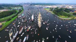 SAIL Amsterdam 2015 Birds Eye View in 4K By Drone