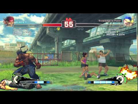 longshoot726 [Evil Ryu] vs. NIGGNIGG123 [Yun] | SSF4 AE