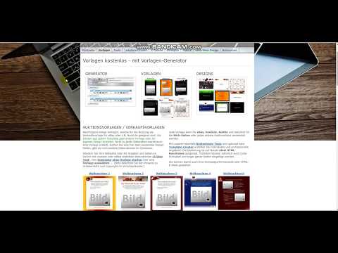 Mit kostenloser Vorlage schöne Artikelbeschreibung bei ebay erstellen