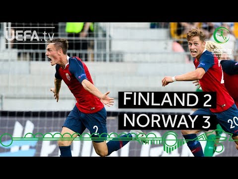#U19EURO highlights: Finland 2-3 Norway