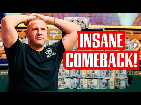 The SICKEST COMEBACK in WSOP Main Event HISTORY?!