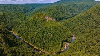 A Drive to the Grand Canyon of the South (Breaks Interstate Park) #wrx #drive #dronefootage