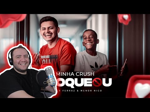 REACTION:🇧🇷Petter Ferraz e Menor Nico-Minha Crush Me Bloqueou (Official Vídeo Clipe) @PetterFerraz