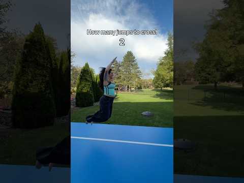How many jumps to cross!